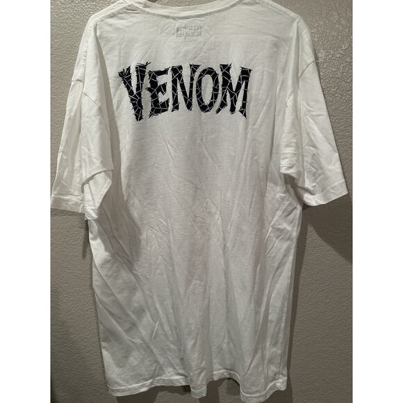 NWOT Marvel Disney Venom Black Spider White Tee Sz XL - Picture 2 of 4